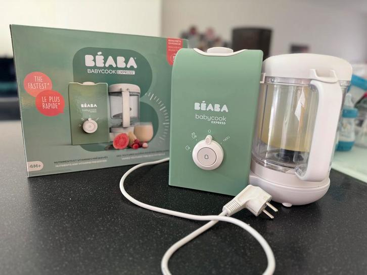 Beaba Babycook Express - Sage green, Kinderen en Baby's, Babyvoeding en Toebehoren, Zo goed als nieuw, Ophalen of Verzenden