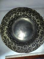 het decoratieve tinnen dienblad voor wandmontage, Antiek en Kunst, Ophalen of Verzenden