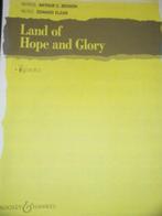 EDWARD ELGAR: muziekpartituur ' Land of Hope and Glory ', Musique & Instruments, Partitions, Comme neuf, Autres instruments, Enlèvement ou Envoi