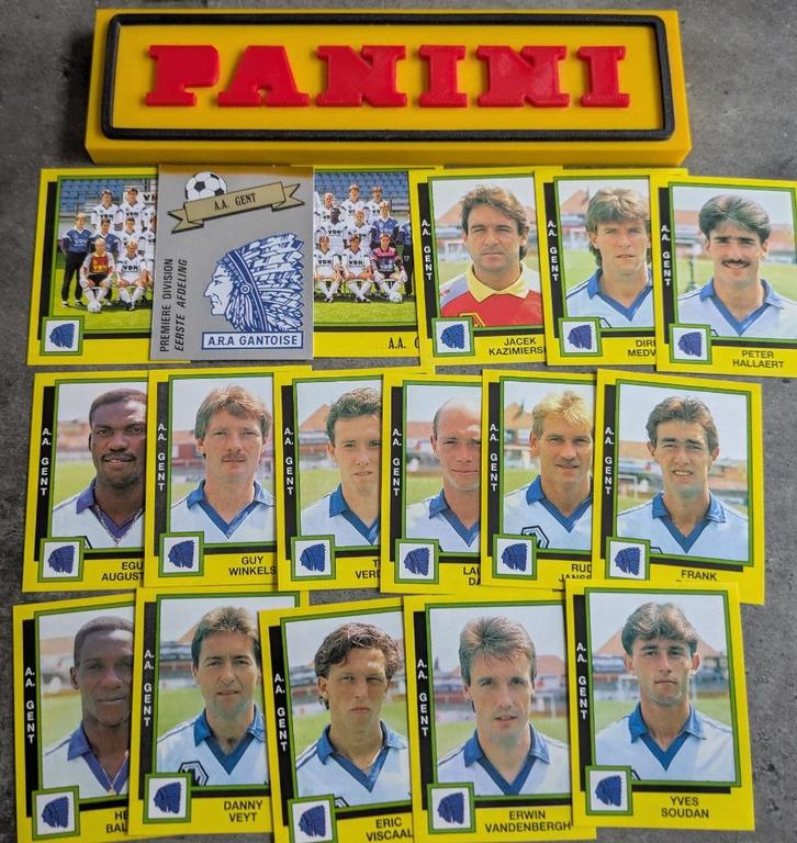 PANINI FOOTBALL 91 AA GENT 17 STICKERS 1991, Hobby en Vrije tijd, Stickers en Plaatjes, Nieuw, Verzenden