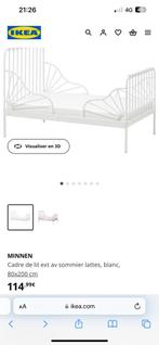 IKEA MINNEN Cadre de lit extensible avec matelas, Matelas, Utilisé