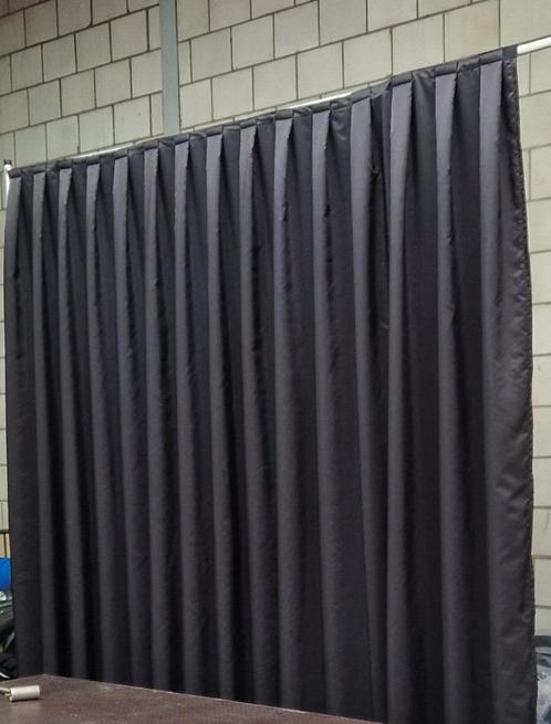 Pipe en drape gordijnen met klittenband - geplooid, Muziek en Instrumenten, Licht en Laser, Nieuw, Verzenden