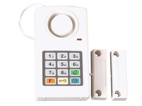 Alarme de porte et carillon portable avec capteur magnétique, Doe-het-zelf en Bouw, Alarmsystemen, Gebruikt, Compleet systeem