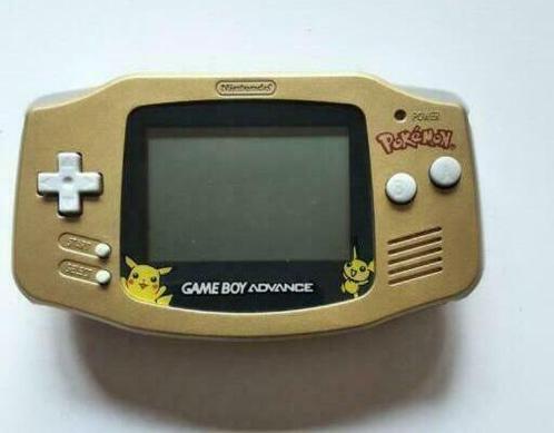 GAMEBOY ADVENCE OR Pokémon Pikachu, console Nintendo, Consoles de jeu & Jeux vidéo, Consoles de jeu | Nintendo Game Boy, Comme neuf