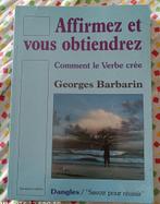 Affirmez et vous Obtiendrez : G. Barbarin : FORMAT MEDIUM, Boeken, Esoterie en Spiritualiteit, Gelezen, Achtergrond en Informatie