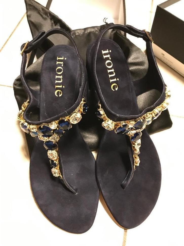 schoenen dames sandalen met strass 39, Kleding | Dames, Schoenen, Nieuw, Sandalen of Muiltjes, Zwart, Ophalen of Verzenden