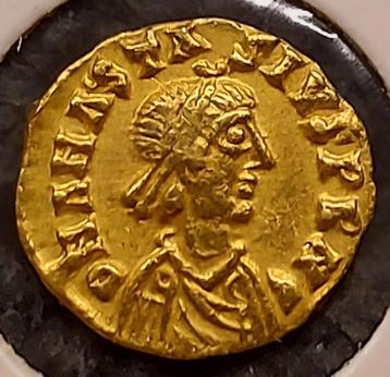 Gouden Tremissis 473-515 Anastasius / superzeldzaam !! beschikbaar voor biedingen