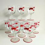 Vintage garnaalcocktail kreeftcocktail glazen, Ophalen of Verzenden