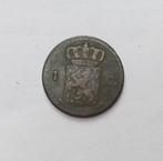 oude Nederlandse munt uit 1827, Willem I, 1 cent, Utrecht, Verzamelen, Ophalen of Verzenden, Gebruikt
