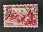 Afrique occidentale française 1947 - transport avec des ânes, Affranchi, Enlèvement ou Envoi, Autres pays