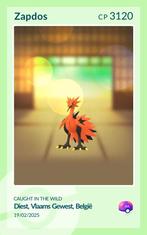 Pokemon GO: Galarian Zapdos (ruilen) 3120CP, Hobby en Vrije tijd, Verzamelkaartspellen | Pokémon, Ophalen, Zo goed als nieuw, Losse kaart