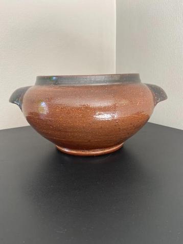 65j oude vintage keramieken pot gesigneerd Marcellus AUBRY beschikbaar voor biedingen