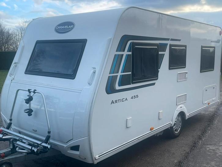 Caravelair Antares Atica 455 met mover, luifel en fietsenrek, Caravans en Kamperen, Caravans, Particulier, tot en met 4, 1000 - 1250 kg