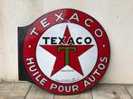 Ancienne plaque émaillée Texaco. Années 1960, Antiek en Kunst, Antiek | Email