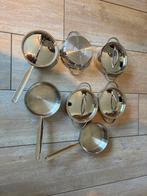 Demeyere 3 pannetjes en 4 potjes met deksel, Ophalen