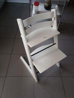 Stokke kinderstoel (wit geverfd, nieuw model), Kinderen en Baby's, Kinderstoelen, Ophalen, Zo goed als nieuw