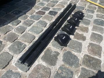 Thule dakdragerset Volvo V60 squarebar, Enlèvement ou Envoi, Utilisé