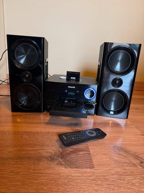 Philips DCM3020, Audio, Tv en Foto, Stereoketens, Zo goed als nieuw, Cd-speler, Tuner of Radio, Speakers, Philips, Microset, Ophalen