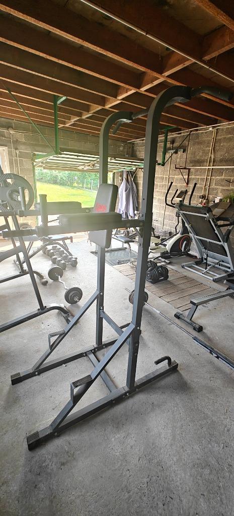 DKN power tower, Sport en Fitness, Fitnessapparatuur, Gebruikt, Krachtstation, Armen, Benen, Borst, Buik, Rug, Ophalen