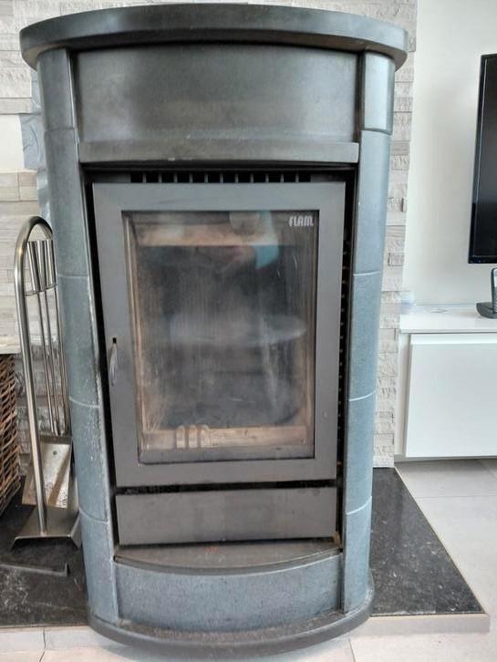 Flam Kivi, Huis en Inrichting, Kachels, Gebruikt, Houtkachel, Ophalen