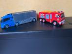 Camion jouet et camion de pompiers., Enlèvement, Utilisé