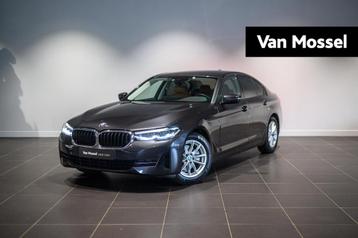 BMW 5-serie 520d Executive | Leder | Navi | ECC | PDC | LMV  beschikbaar voor biedingen