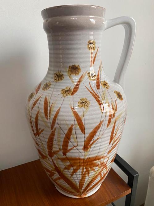 Vintage vloervaas uit West-Duitsland, Antiek en Kunst, Antiek | Vazen, Ophalen of Verzenden