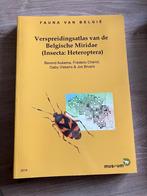 Boek: verspreidingsatlas van de Belgische Miridae, Europa, Zo goed als nieuw, Ophalen, 20e eeuw of later