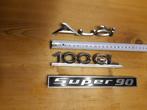 3 oude Audi emblemen, Verzenden, Gebruikt