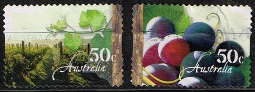 Timbres d'Australie - K 3344 - viticulture, Timbres & Monnaies, Timbres | Océanie, Affranchi, Enlèvement ou Envoi
