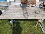 Teak tuintafel GRATIS, Ophalen, Gebruikt, Rechthoekig, Teakhout
