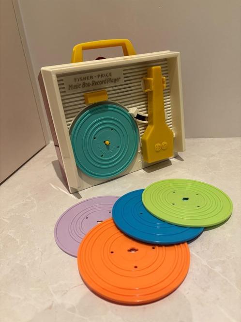 Fisher-Price retro muziekspeler, Kinderen en Baby's, Speelgoed | Fisher-Price, Zo goed als nieuw, Overige typen, Met geluid, Ophalen