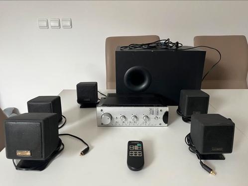 Cambridge SoundWorks DT3500-geluidssysteem — 5.1 DTS Surroun, Audio, Tv en Foto, Luidsprekerboxen, Zo goed als nieuw, Subwoofer