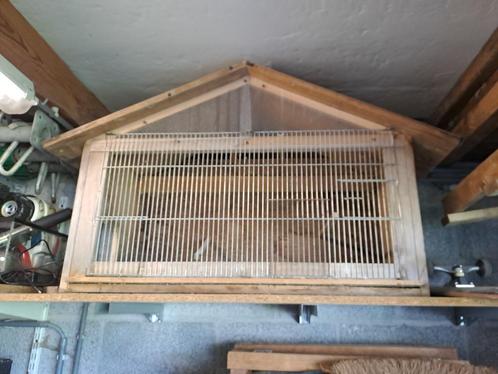Vogelkooi hout, Dieren en Toebehoren, Vogels | Hokken en Kooien, Gebruikt, Vogelkooi, Hout, Ophalen