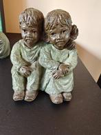 2 bronzen beeldjes Geert Kunen, Ophalen, Zo goed als nieuw, Mens