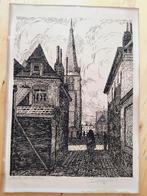 Ets? Ruelle de Toulouse, Antiek en Kunst, Kunst | Etsen en Gravures, Ophalen of Verzenden
