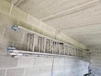 3 delige ladder (3x18 tredes), Doe-het-zelf en Bouw, Ladders en Trappen, Ophalen, Gebruikt, Ladder, Opvouwbaar of Inschuifbaar