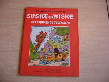 Suske en Wiske : Het sprekende testament - 1e druk 1958.