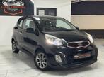 Kia picanto 1.0i / 2011 / eu5 / 125.000km / airco / garantie, Zwart, Leder en Stof, Zwart, Bedrijf