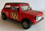 Mini Cooper rood Politoys Polistil #582., Hobby en Vrije tijd, Modelauto's | Overige schalen, Ophalen, Gebruikt, Auto