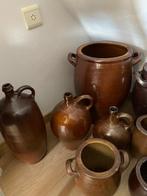 Aardewerken bruine potten, Antiek en Kunst, Ophalen