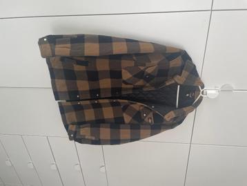 Dickies gevoerde jas – maat M – bruin/zwart – bijna nieuw beschikbaar voor biedingen