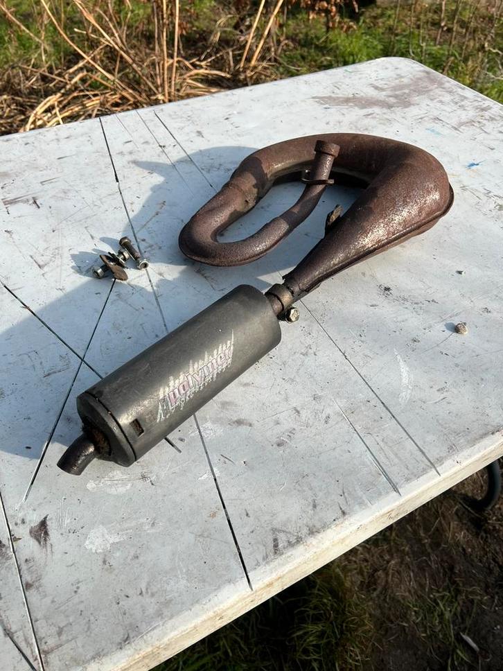 Proma polymer uitlaat honda Camino, Fietsen en Brommers, Brommeronderdelen | Algemeen, Gebruikt, Uitlaat, Ophalen of Verzenden