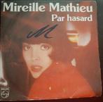Vinyl 45trs- mireille Mathieu- par hasard, Utilisé, Enlèvement ou Envoi