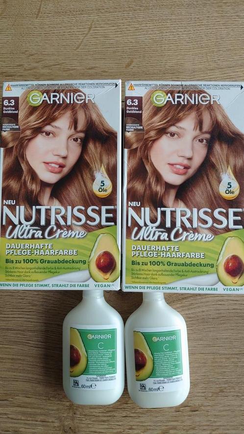 2 x Haarkleuring Donker Goudblond, Handtassen en Accessoires, Uiterlijk | Haarverzorging, Nieuw, Ophalen of Verzenden
