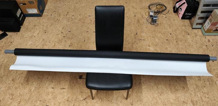Bessel 2m x 5m zwart/wit vinyl achtergronddoek, TV, Hi-fi & Vidéo, Photo | Studio photo & Accessoires, Comme neuf, Arrière-plan
