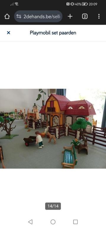 Paarden speelset Playmobil  beschikbaar voor biedingen