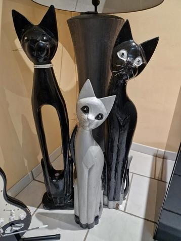 3 Chats de décoration, Enlèvement ou Envoi