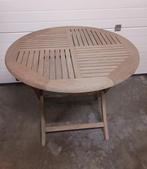teaken tafel, Ophalen, Gebruikt, Rond