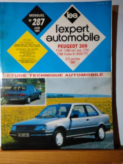L'expert automobile - Peugeot 309 - n 287, Auto diversen, Handleidingen en Instructieboekjes, Ophalen of Verzenden